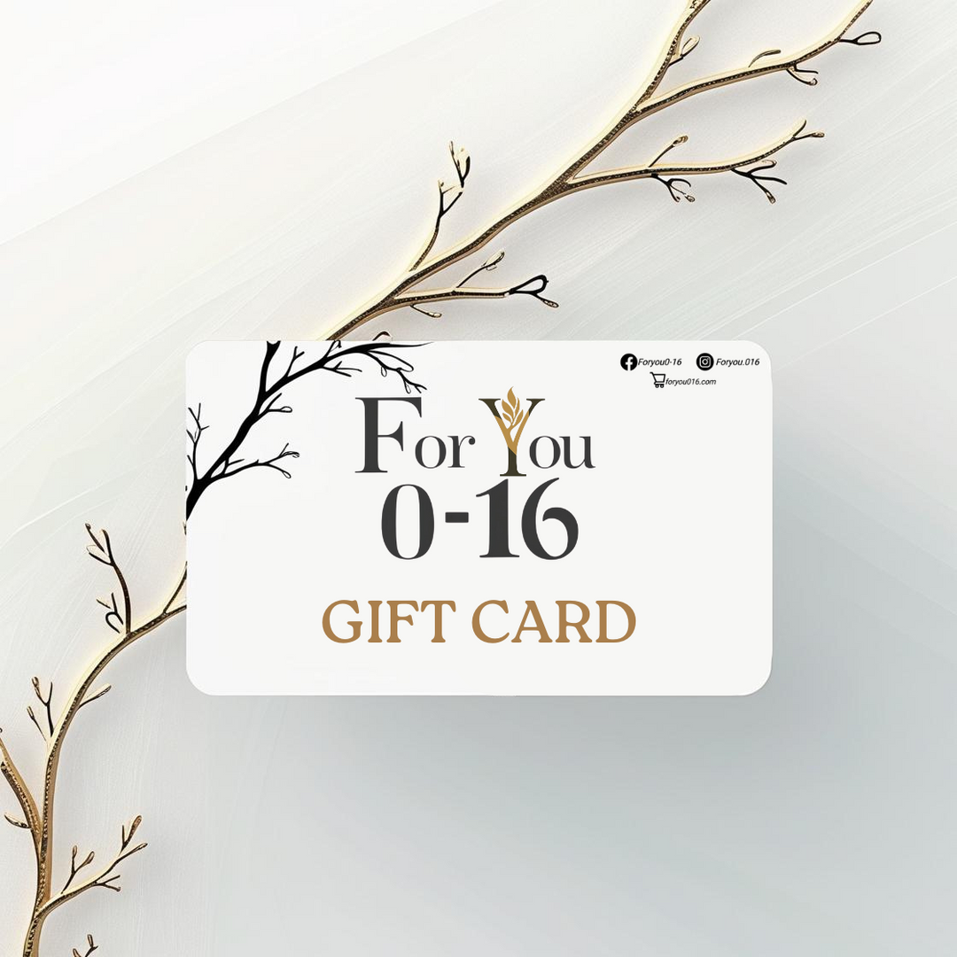 Gift Card By For You 0-16