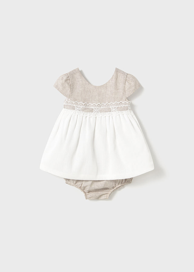 Vestito con copri pannolino cerimonia neonata