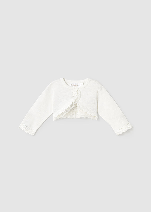 Cardigan tricot cerimonia neonata
