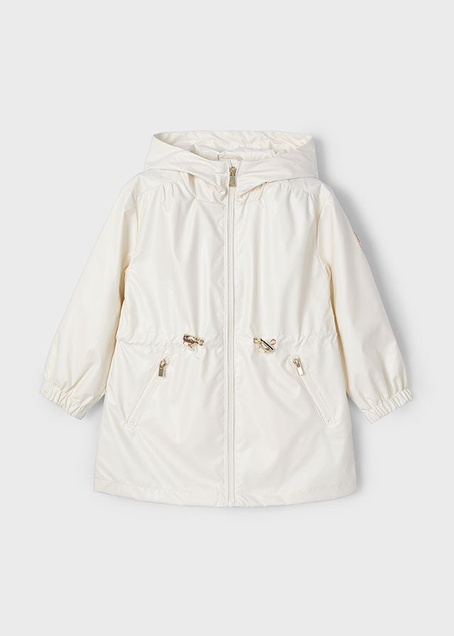 Girl's hooded windbreaker