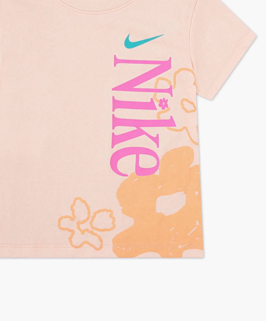 Completo maglietta a maniche corte con grafica e pantaloncino baby femmina