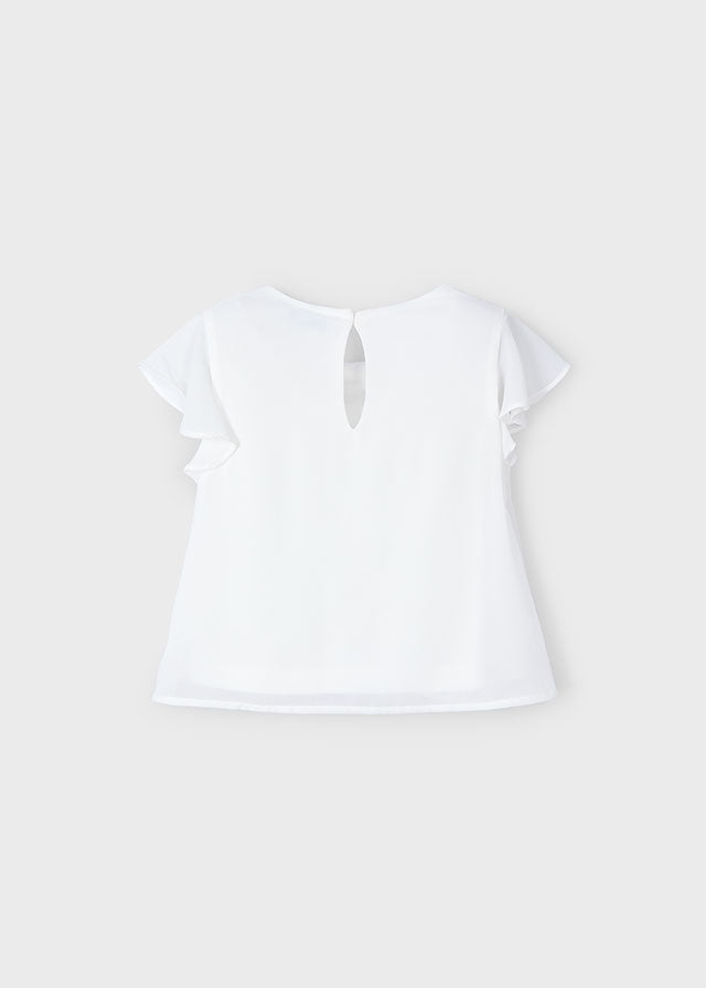 Blusa fiocco bambina