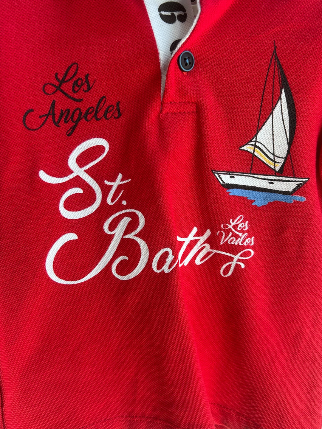 Completo maglia polo e bermuda baby maschio