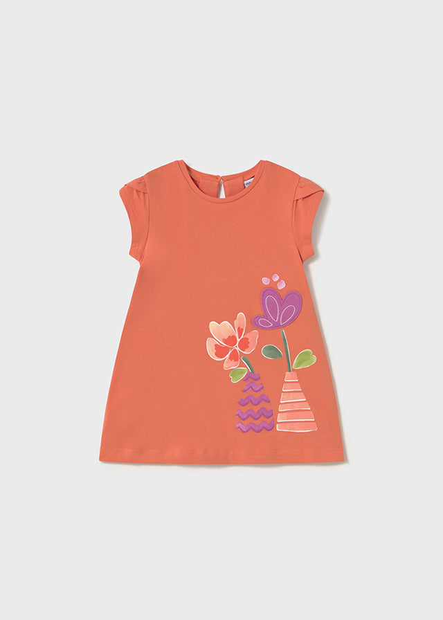 Vestito stampa fiori baby femmina
