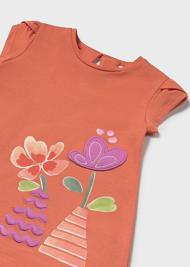 Vestito stampa fiori baby femmina
