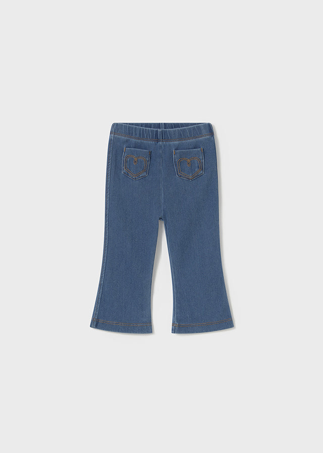 Leggings a campana baby femmina