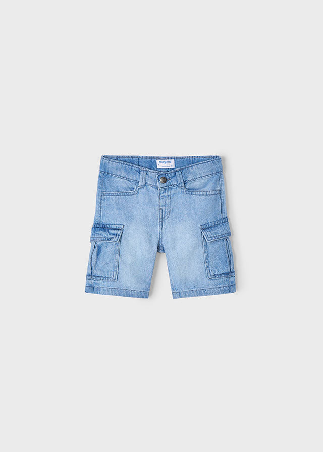Bermuda jeans cargo bambino