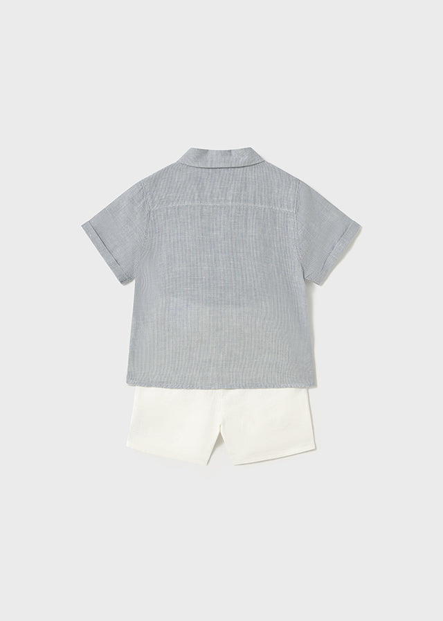 Completo bermuda elegante baby maschio