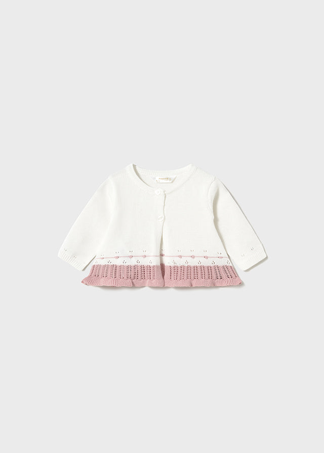 Completo 3 pezzi tricot neonata