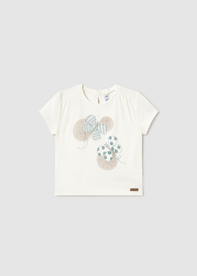 Maglietta farfalle baby femmina