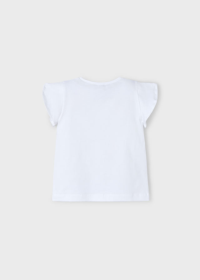 Maglietta applicazioni bambina