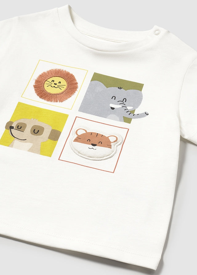 Maglietta animali baby maschio