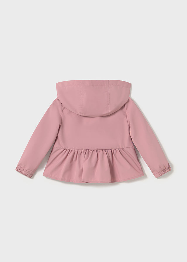 Giacca a vento cappuccio baby femmina