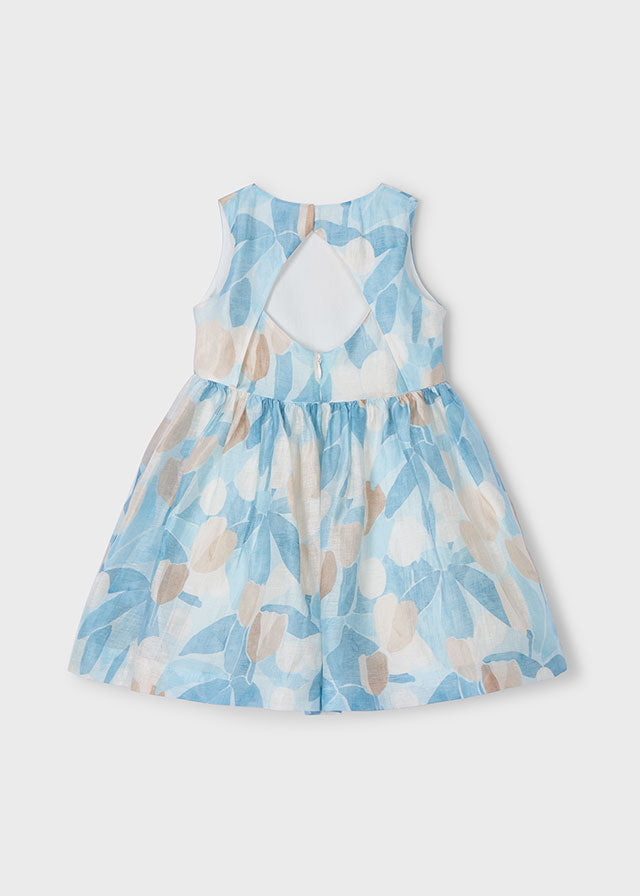 Vestito stampato fiori bambina