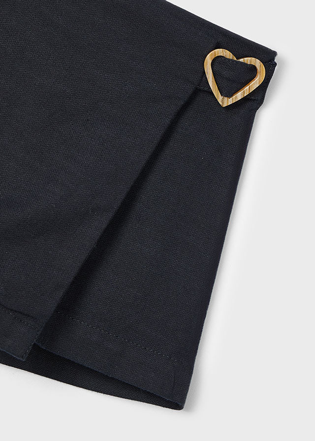 Gonna pantalone fibbia cuore bambina