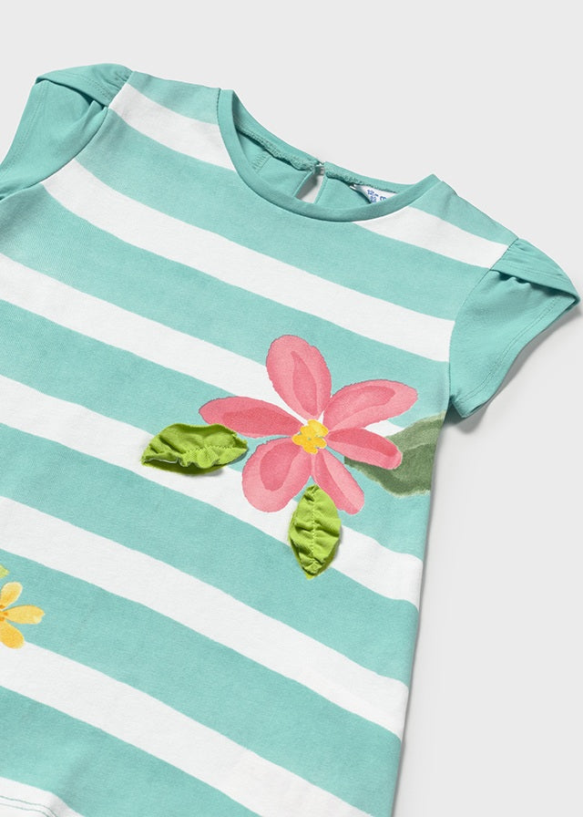 Vestito stampa fiori baby femmina