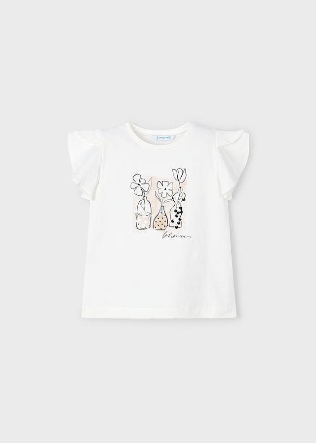 Maglietta applicazioni bambina