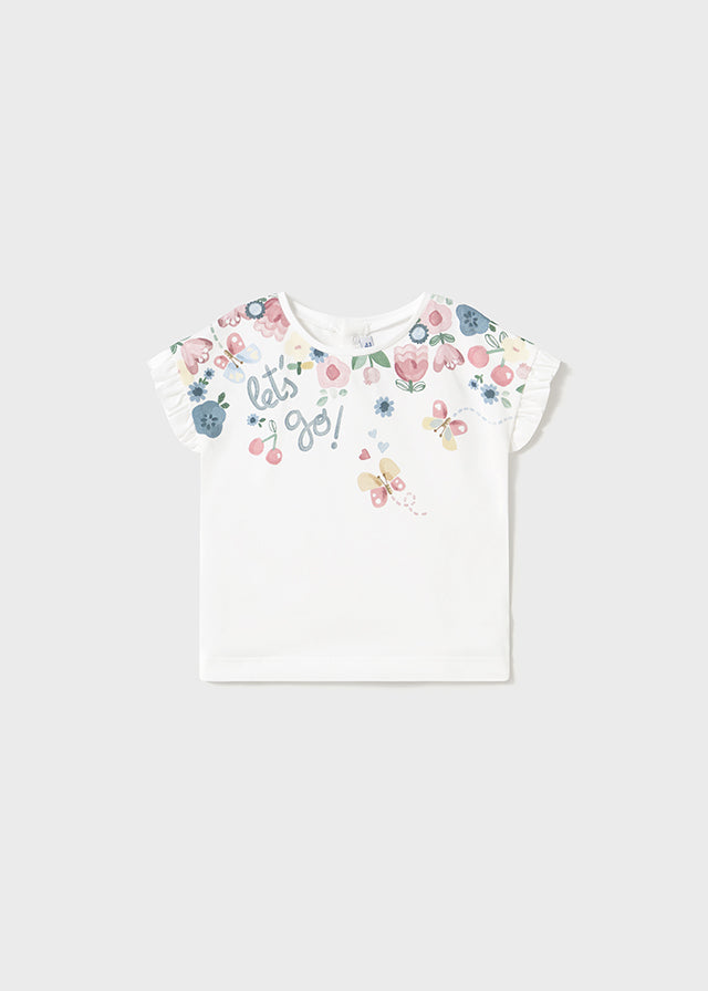 Maglietta stampata baby femmina