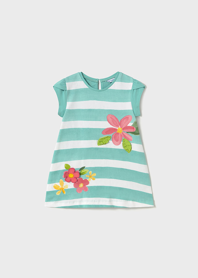 Vestito stampa fiori baby femmina
