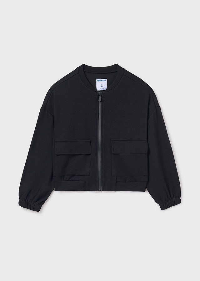 Girl's sweatshirt with zip pockets