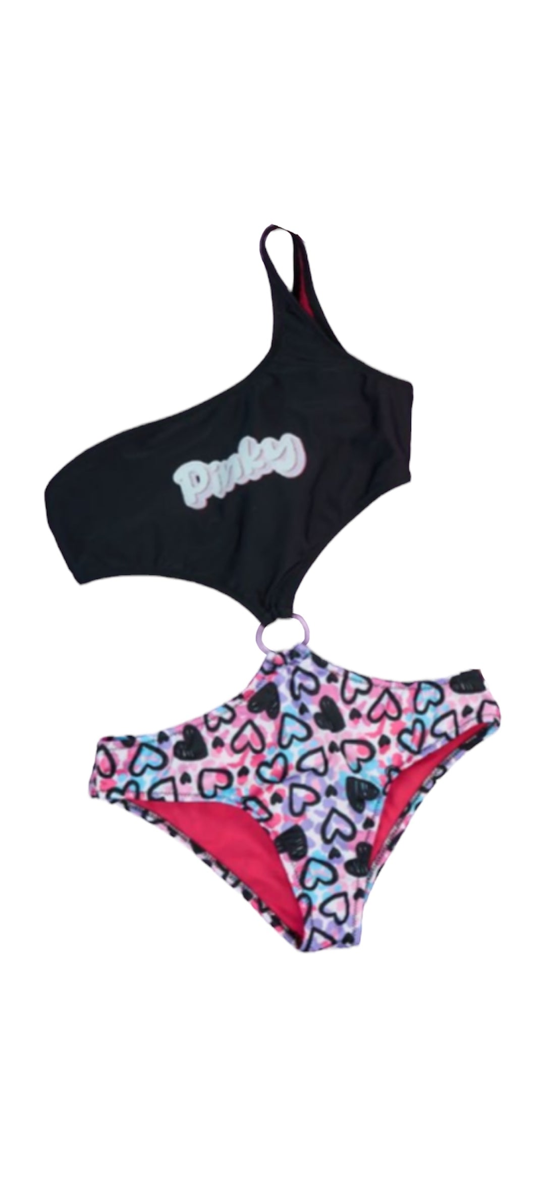 Bikini intero monospalla ragazza Piccole monelle