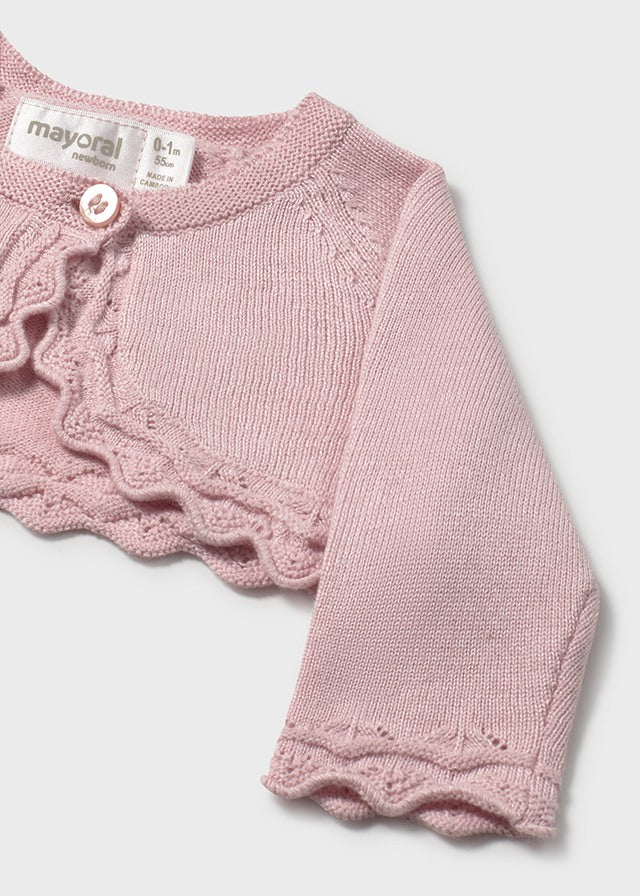 Cardigan tricot basico neonata