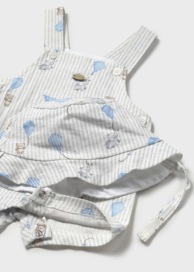 Completo body e salopette neonato