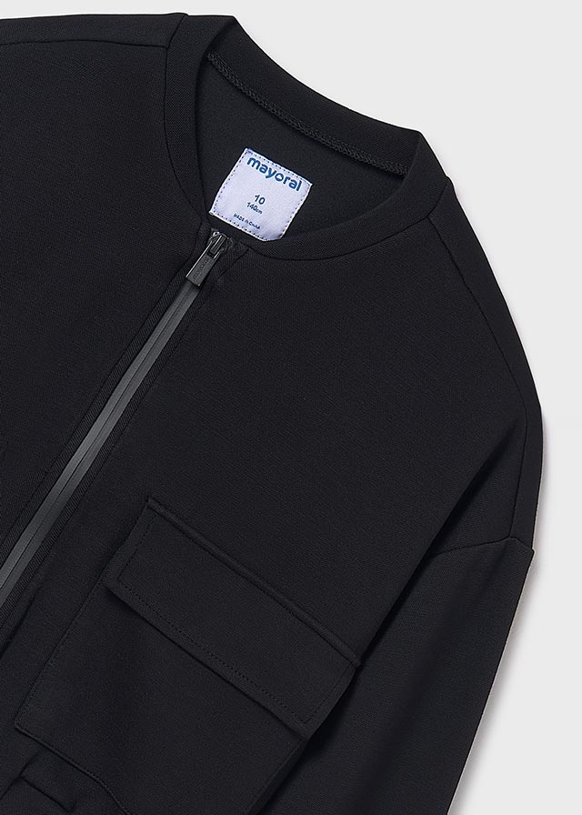 Girl's sweatshirt with zip pockets