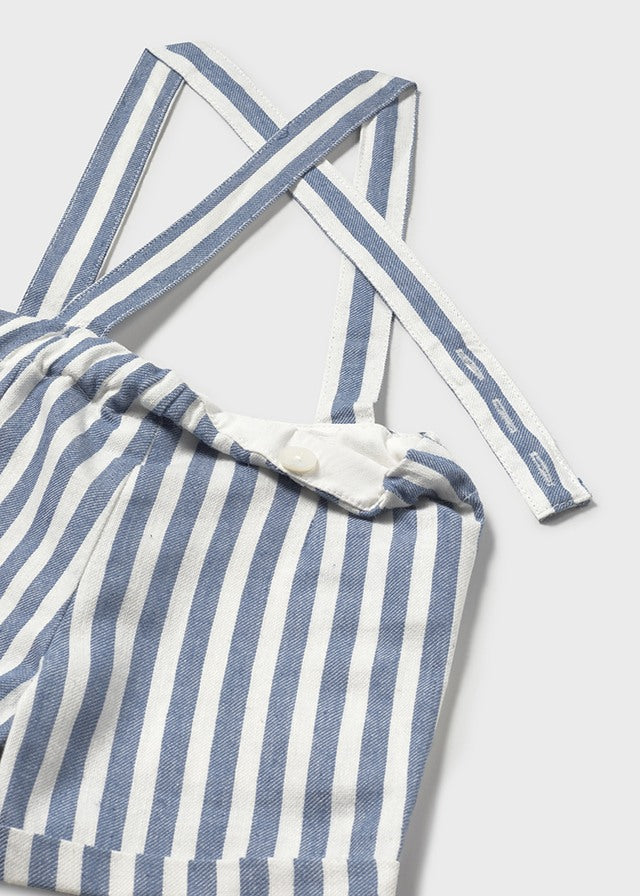 Completo con bermuda e camicia con papillon baby maschio