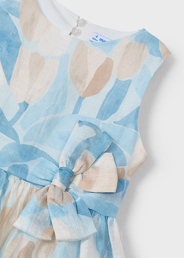 Vestito stampato fiori bambina