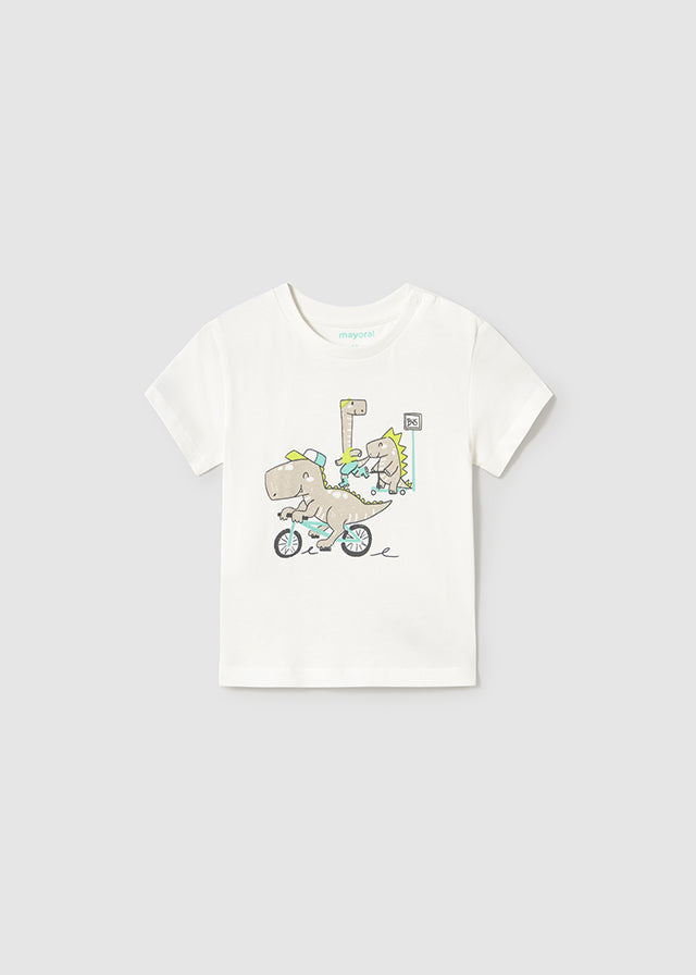 Maglietta dinosauri baby maschio