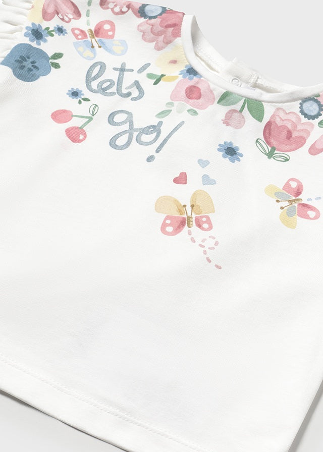 Maglietta stampata baby femmina