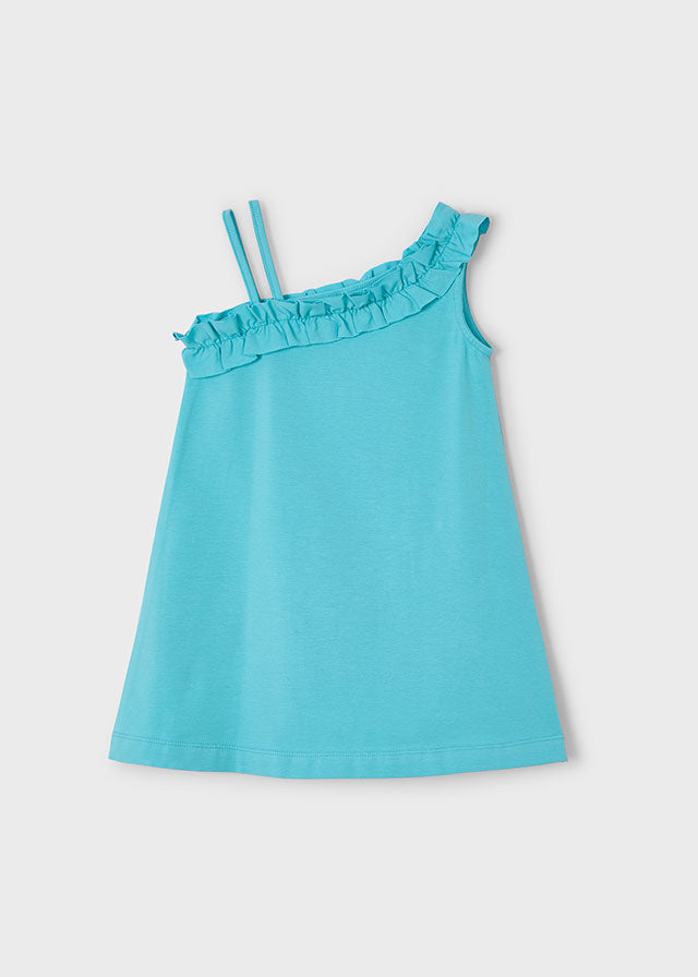 Vestito asimmetrico casual bambina