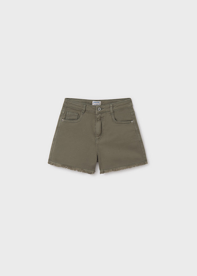 Green shorts girl