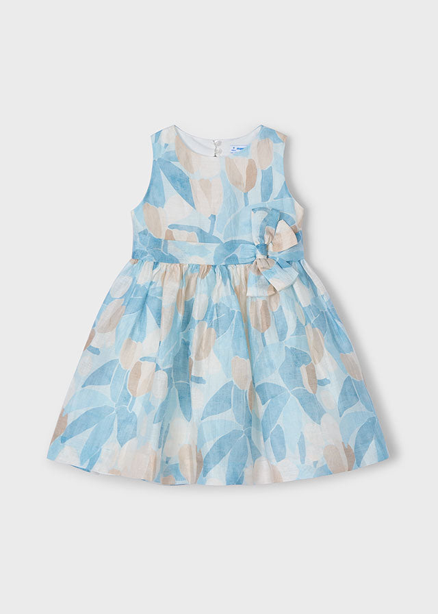 Vestito stampato fiori bambina