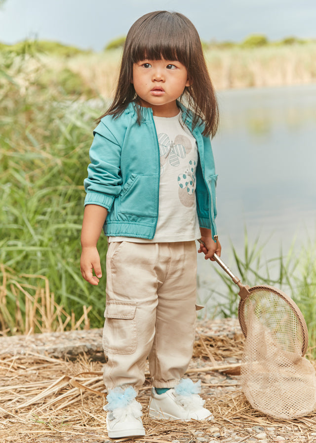 Pantalone cargo baby femmina