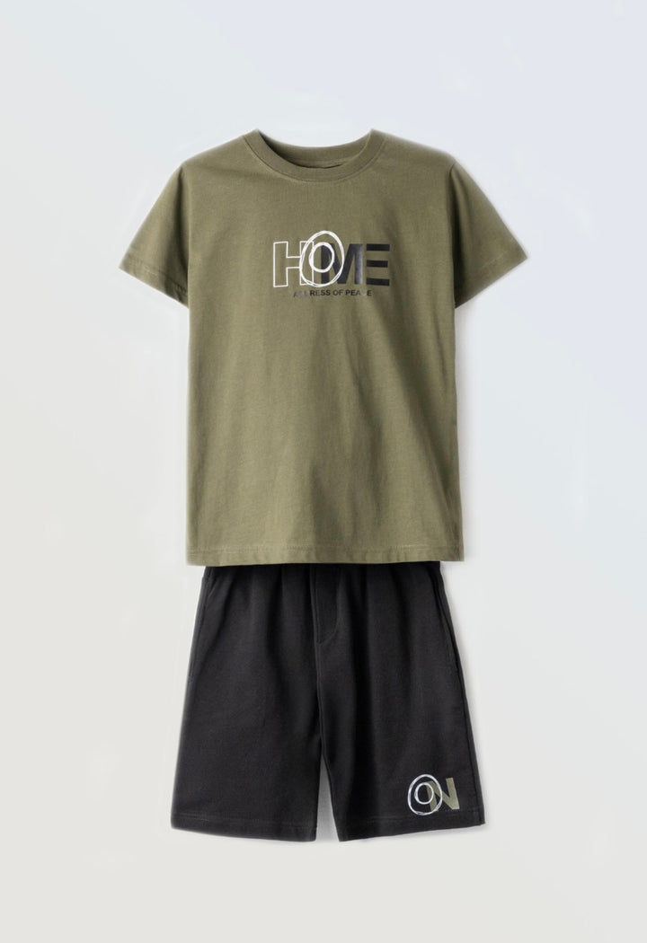 Completo maglietta e pantaloncino ragazzo