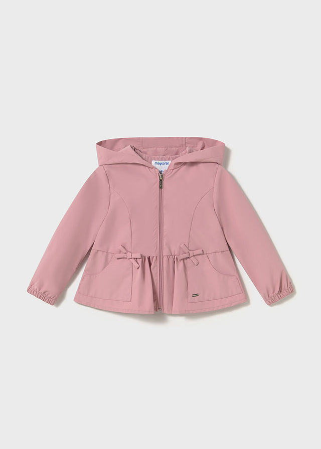 Giacca a vento cappuccio baby femmina