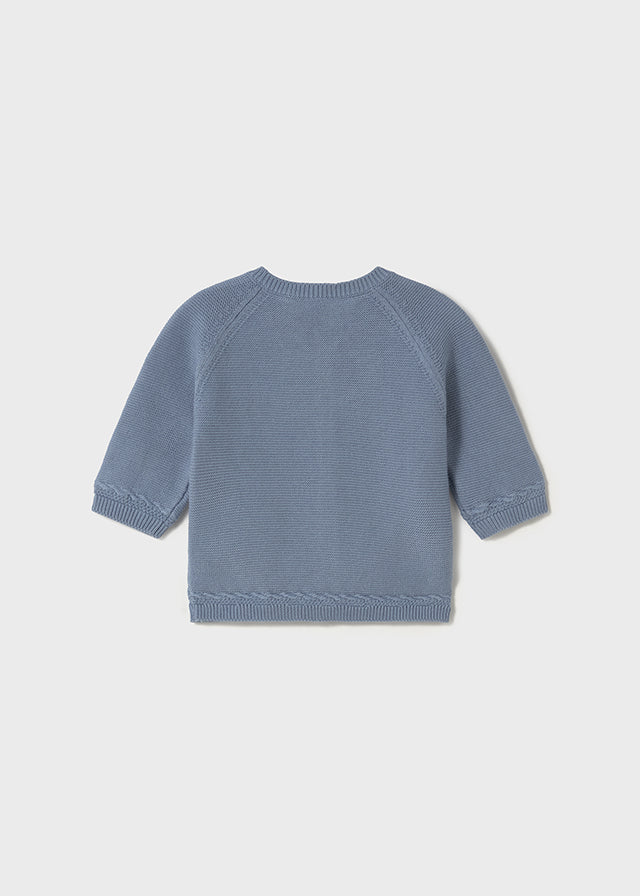 Giacca modello cardigan neonato