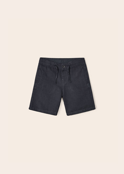 Bermuda cintura regolabile lino bambino