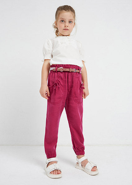 Pantalone lungo morbido TENCEL™ Lyocell bambina