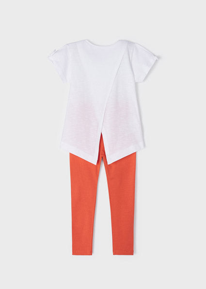 Completo 2 pezzi cotone sostenibile bambina