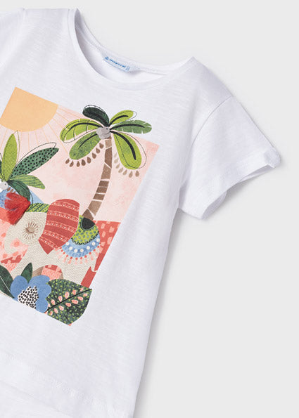 Completo 2 pezzi cotone sostenibile bambina
