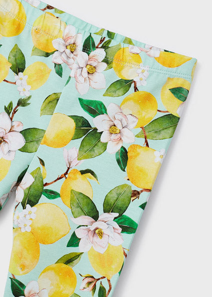 Completo 2 pezzi stampa cotone sostenibile bambina