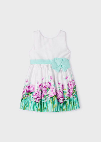 Abito con stampa cotone bambina