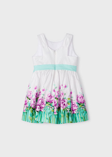 Abito con stampa cotone bambina