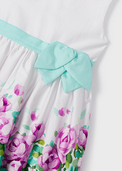 Abito con stampa cotone bambina