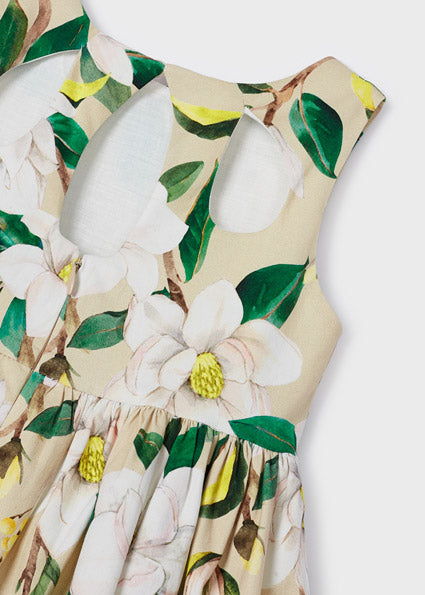 Vestito stampato cotone bambina