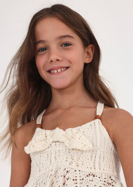 Top crochet ragazza