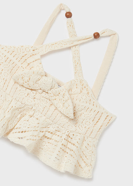 Top crochet ragazza